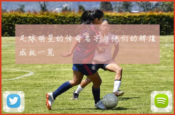 足球明星的传奇名字与他们的辉煌成就一览
